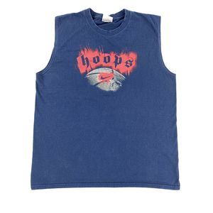 Nike Mini Swoosh Hoops Basketball Tank Top T-Shirt
